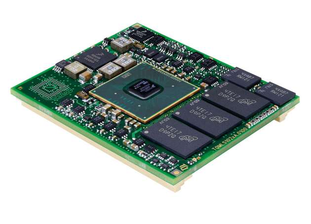 Das Embedded-Modul TQMLS102xA basierend auf dem Prozessor LS102xA von NXP vereint die ARM-Architektur mit der QorIQ-High-Speed-Kommunikations-Technik. Der integrierte Grafik-Controller unterstützt Anwendungen mit Display- und Touch-Screen-Anforderungen.   