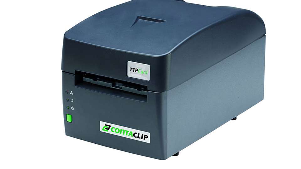 Schnell und kompakt soll er sein: Der neue Thermotransferdrucker TTPCard von Conta-Clip für permanente Anlagen- und Schaltschrankmarkierungen.