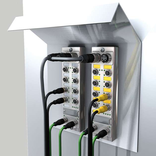 Standard- und Safety-I/O-Module nebeneinander ist der aktuelle Stand in vielen Produktionshallen. 