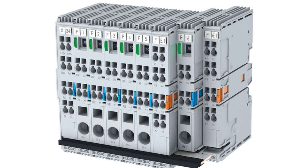 Die elektronischen Schutzschalter EasyB bieten umfassende Auswertemöglichkeiten der Verbraucher auf der 24-V-Ebene.