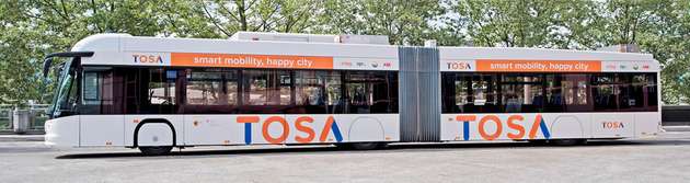 Die Abkürzung Tosa steht für Trolleybus-Optimisation-Système-Alimentation.