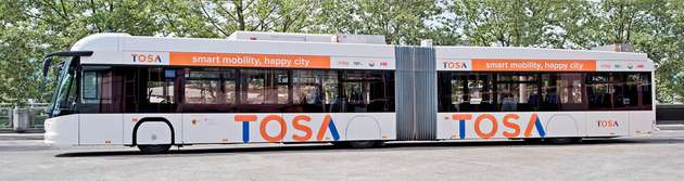 Die Abkürzung Tosa steht für Trolleybus-Optimisation-Système-Alimentation.