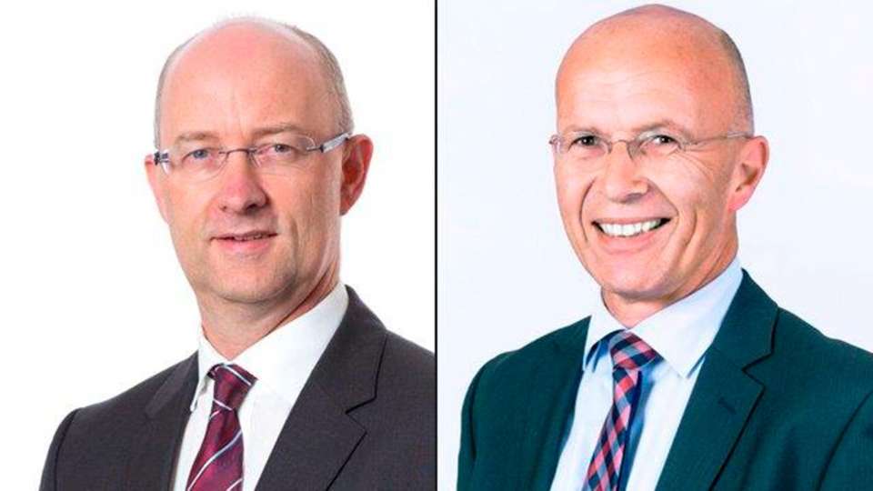 Die neuen Bereichsvorstände Industrial Solutions Michael Höllermann und Johan P. Cnossen.