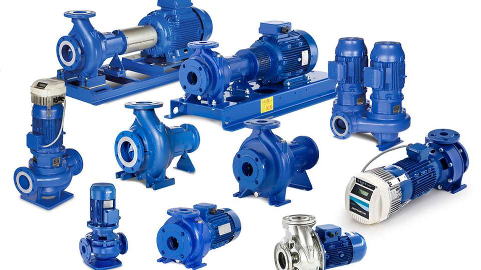 Die Lowara e-Serie von Xylem mit IE3-Motoren umfasst unter anderem die e-NSC Wassernormpumpen, die e-LNE Inline-Kreiselpumpen und die e-SH Normkreiselpumpe aus Edelstahl.