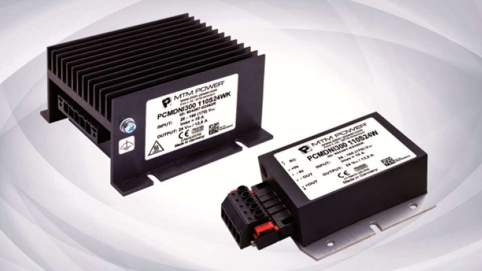 300-W-DC/DC-Wandler ohne galvanische Trennung mit Base Plate Cooling (BPC) Technology