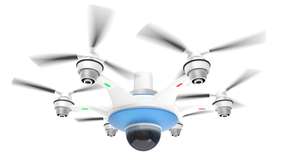 Der AR.Drone 2.0 Quadrocopter mit intuitiver iOS Steuerung kombiniert Modellbau, Videospiele und erweiterte Realität.