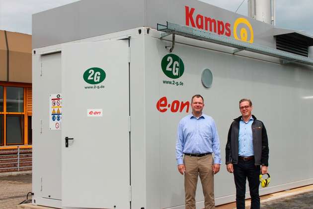 Von links: Geschäftsführer Thomas Prangemeier und Sven Hennemann, Manager Energie- und Produktionstechnik bei Kamps.