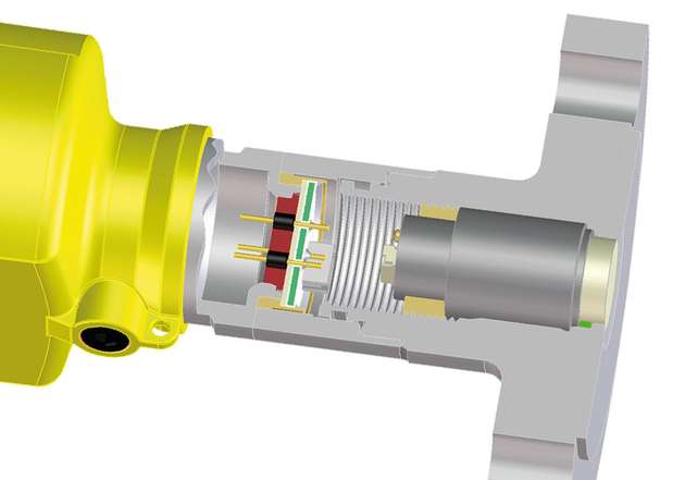 Höchste Sicherheit: Die „Second Line of Defense“ trennt Messzelle und Elektronikraum zusätzlich durch eine gasdichte Glasdurchführung.