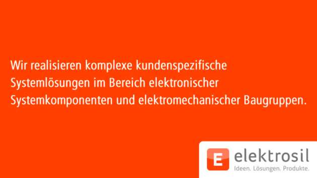 Wir liefern die Elektronik.