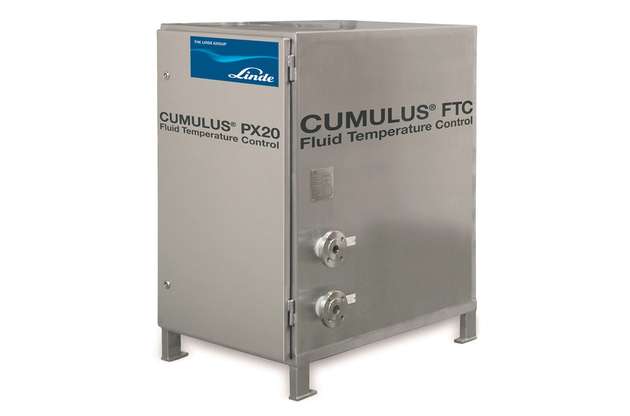 Das Cumulus-FTC-Modell PX20 bietet 20kW, das Modell PX100 100kW Kühlleistung für die Großproduktion.
