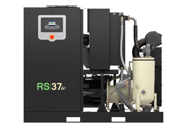 Schraubenkompressor: Die RS-Serie (37–160 kW) enthält nach Angaben des Herstellers einen der effizientesten Verdichter, den Ingersoll Rand in seiner mehr als 140-jährigen Geschichte hergestellt hat. 