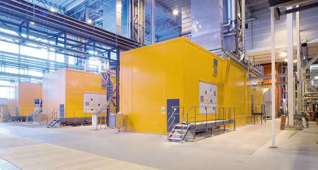 Gas-Heizkraftwerk Rya: In Göteborg (Schweden) sorgen drei Generatorschaltanlagen von Siemens für eine zuverlässige Energieversorgung. 