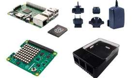 Das bei Farnell erhältliche IoT-Einsteigerkit basiert auf dem Raspberry Pi 3 und dem Raspberry Pi Sense HAT.