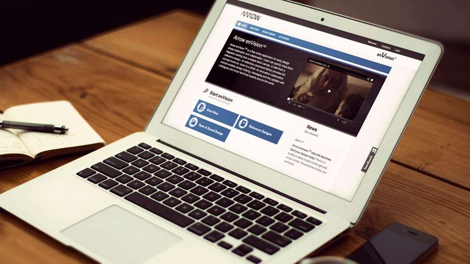 Arrow EnVision - Online Tool zur Design-Erstellung in der Cloud