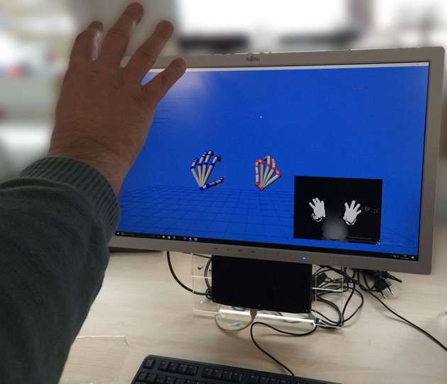 Die RealSense-Kamera von Intel ermöglicht eine echte 3D-Abtastung und Datenverarbeitung und war am Stand von Rutronik zu sehen.