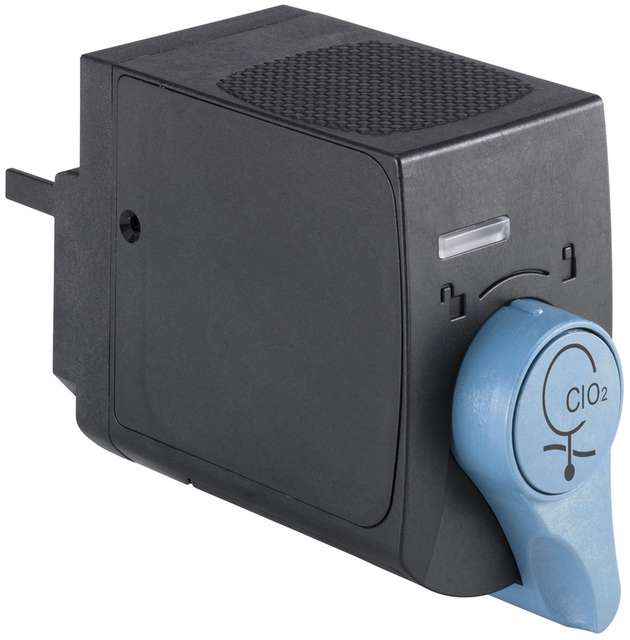 Der Sensor-Cube Typ MS02 für das Online-Analyse-System von Bürkert misst jetzt auch den Chlordioxidgehalt des Wassers.