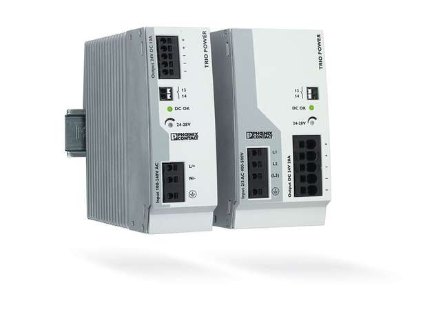 Unkritisches Temperaturverhalten auch in abweichenden Einbaulagen zeigt die neue Generation der Trio Power Stromversorgungen.