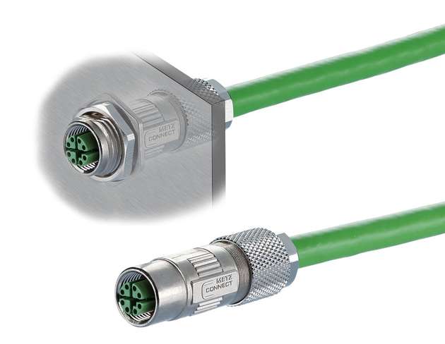 C6A RJ45 fieldplug pro und M12 X-codiert für die Industrieanwendung. Steckverbinder mit Cat.6A Gigabit Ethernet fähig in M12 und RJ45 Technik
