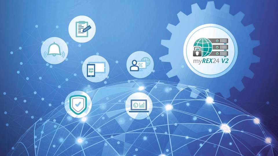 Das neue myREX24 V2 Portal von Helmholz bietet zahlreiche moderne Funktionen für die Fernwartung.