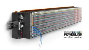 Der neue u-remote-Feldbuskoppler unterstützt den Industrial-Ethernet-Standard Powerlink.
