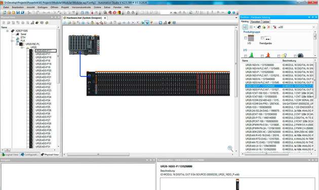 Als einer der ersten Fremdanbieter bietet u-remote eine volle Integration von einem modularen Remote I/O-System in das Automation Studio von B&R.