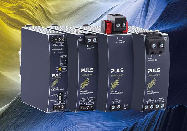 Puls stattet seine Redundanzmodule durch die Forderung nach geringer Verlustleistung mit Mosfet-Technologie aus.