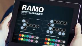 Die programmierbaren Taster der Serie RAMO C+ werden von Rafi im Handumdrehen nach individuellen Kundenvorgaben konfiguriert.