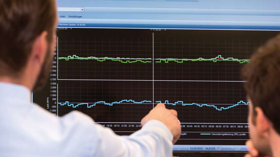 Auktion: Auf der Handelsplattform für Regelenergie werden die Angebote eingestellt.