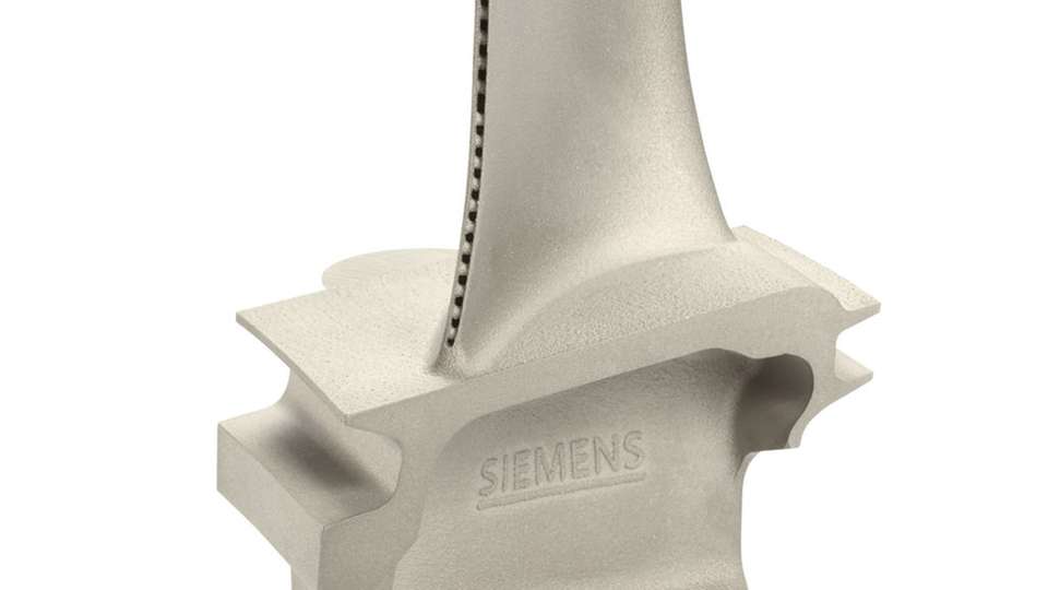 Siemens absolvierte erste erfolgreiche Volllasttests für additiv gefertigte Gasturbinenschaufeln.