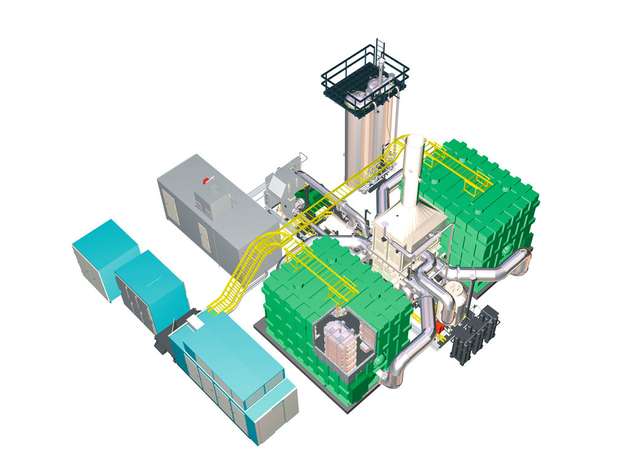 Funktionsweise Brennstoffzellenkraftwerk im Überblick