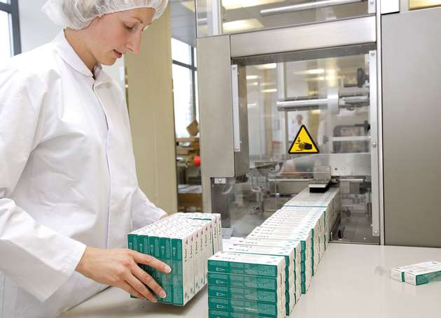 Bei GlaxoSmithKline Biologicals in Dresden werden Impfstoffe, zum Beispiel gegen Grippe, hergestellt.