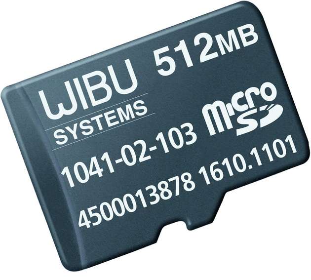 Auch auf einer CmCard/MicroSD kann die Lizenz lokal zur Verfügung stehen.