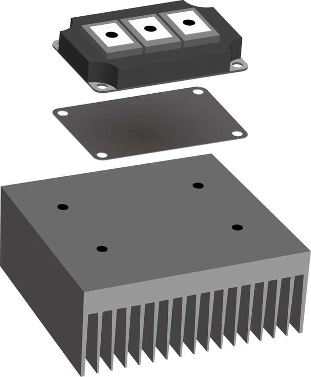 Die Wärmeleitfolie verfügt bei einer thermischen Stabilität bis 400 °C über eine Wärmeleitfähigkeit von bis zu 400W/mK