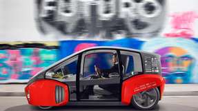 Das Concept Car Oasis ist bereits das zweite Modell von Rinspeed, das mit Hartings Technik arbeitet.