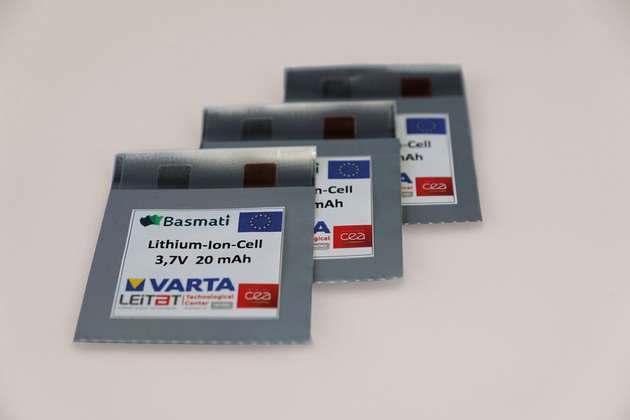 Auf der diesjährigen Lopec präsentiert Varta unter anderem das Projekt Basmati: Bringing Innovation by Scaling um nanomaterials and inks for printing.