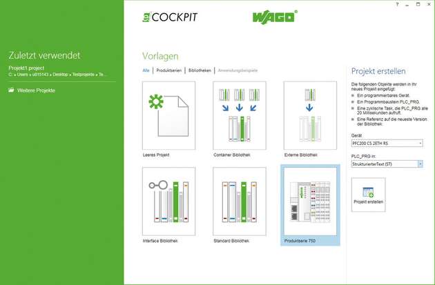 Basierend auf Codesys 3 unterstützt e!Cockpit den gesamten Entwicklungsprozess der Wago-Automatisierungskomponenten, vom Softwaredesign bis zum Maschinenbetrieb.