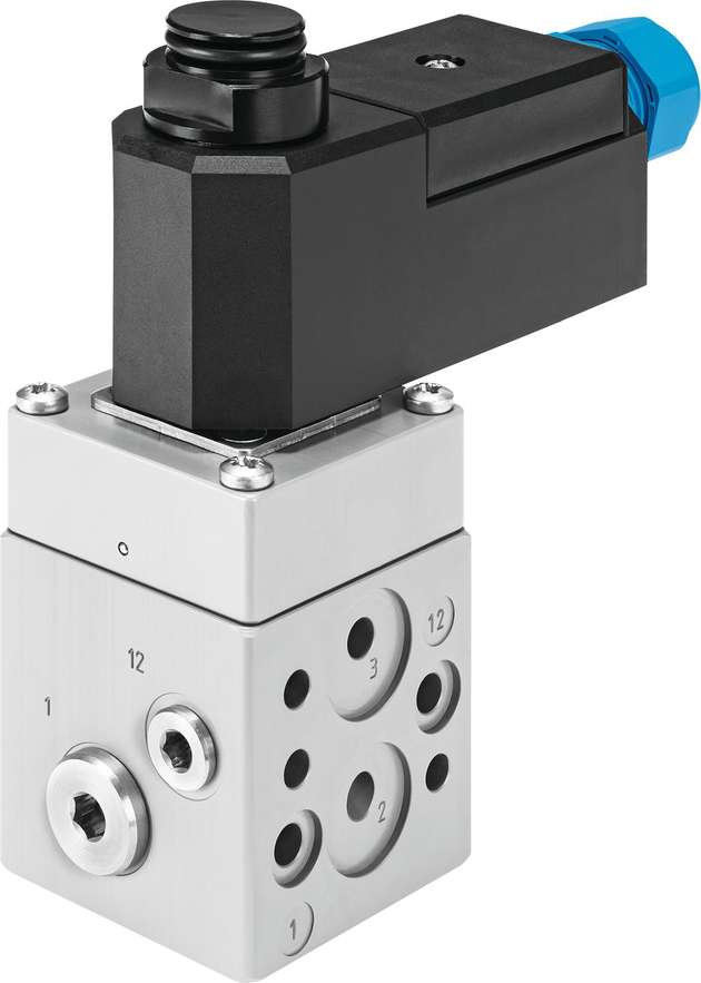 Das Magnetventil VOFC von Festo verfügt über einen erweiterten NAMUR-Anschluss und ein TÜV-Zertifikat gemäß IEC 61508.