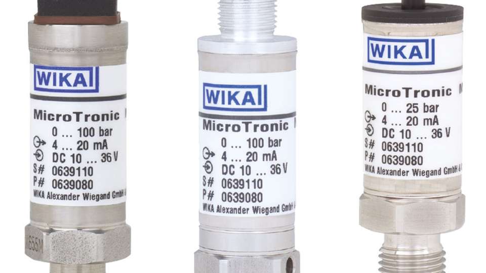 Die beiden Drucksensoren M-10 und M-11 sind kompakt und für niedrige Druckbereiche geeignet.