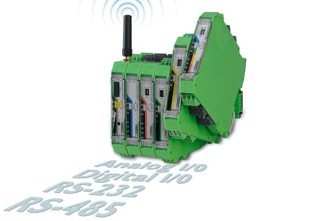 Mit den Radioline-Modulen lassen sich sowohl serielle als auch I/O-Daten weiterleiten