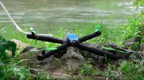 Airvada präsentiert die erste aufblasbare Drohne der Welt, die schwimmen kann.