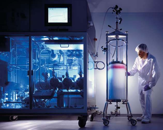 Aufreinigen von Proteinen zur Herstellung von Biopharmazeutika bei Merckle Biotec GmbH, Ulm