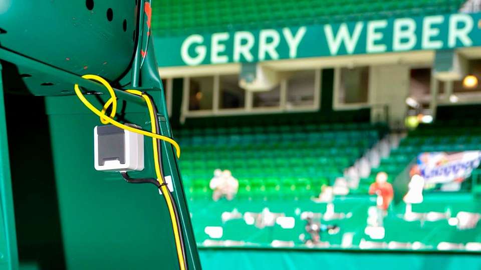 Harting stattet die 25. Gerry Weber Open mit Han Eco Steckverbindern für Data, Signal und Power aus.