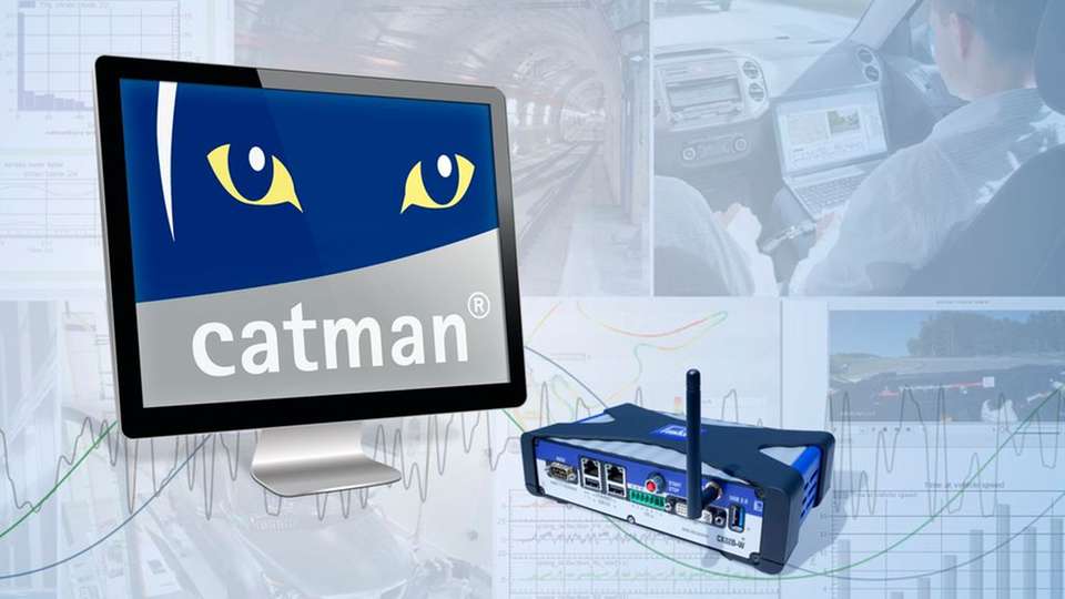 Die Funktionen von Catman 5.0 eignen sich über das Infrastruktur-Monitoring hinaus auch für mobile Fahrversuche und Dauerlaufversuche am Prüfstand sowie für Betriebsfestigkeits-analysen und Tests in der Entwicklungsphase. 