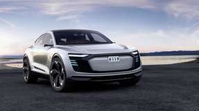 Audis neues E-Car basiert auf der Design-Studie Audi E-tron Sportback Concept.
