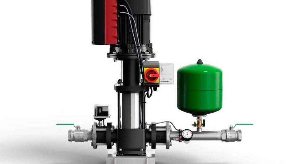 Konstant-Wasserdruck mit nur einer Pumpe  Spezielle Fertigungsverfahren der Rohrleitungen stellen sicher, dass keine Toträume entstehen, in denen sich Keime oder Bakterien sammeln können.
