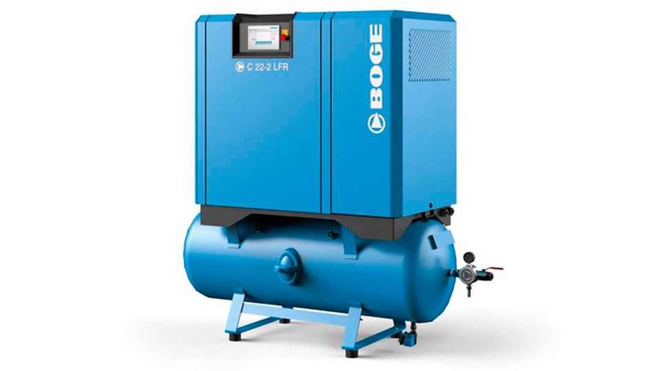 Neue Generation ölgeschmierter Schraubenkompressoren Auf Basis von Verbesserungsvorschlägen von Anwendern und Fachhändlern entwickelt Boge Kompressoren seine ölgeschmierten Schraubenkompressoren der C-Baureihe weiter.