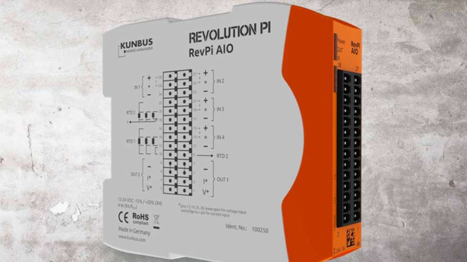 Neben digitalen I/O-Modulen sind für den Revolution Pi ab sofort auch analoge I/O-Erweiterungen verfügbar.