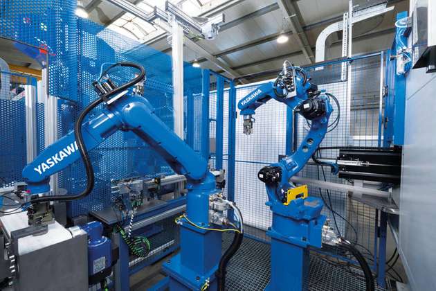 Die Motoman-Handlingroboter der MH-Reihe sind für vielfältige Automatisierungsaufgaben rund um Handling, Montage und Beschickung prädestiniert. Die Reihe umfasst Modelle mit 5 bis 600 kg Tragkraft.