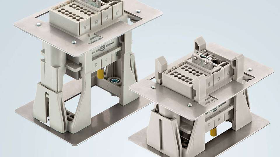 Der Andocksteckverbinder mit integrierter Testposition ermöglicht ein kostengünstiges mechanisches Design der Einschubsysteme für Anwendungen in MCC.