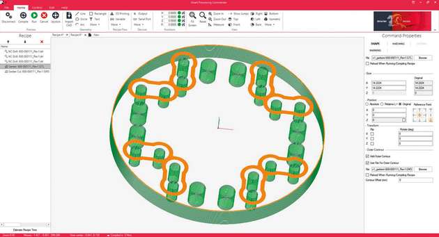 3D-Visualisierung und Ablaufplanung für die Bearbeitung von 3D-Teilen